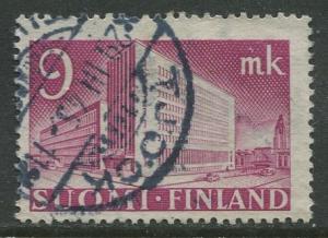 Finland - Scott 219B - Helsinki Post Office -1939- Used - Single 9m Stamp