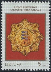 Lithuania 2008 MNH Sc 863b 5 l Order of the National Coat of Arms Joint