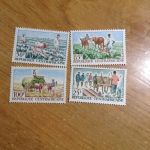 Central African Rep  # 41-44  MNH