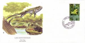 Liechtenstein FDC SC# 910 Tree Frog L224