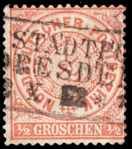 Germany North German Confederation Scott 15 Used.