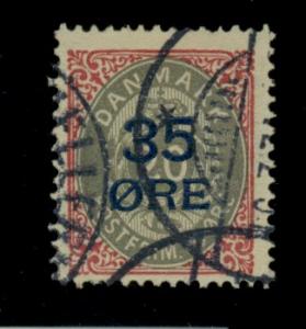 Denmark #80 Used F-VF Cat$80