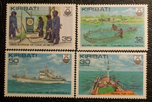 Kiribati Scott #380-383 mnh