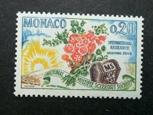 Monaco Society Against Multiple Sclerosis New York Flower Sun 1962 (stamp) MNH