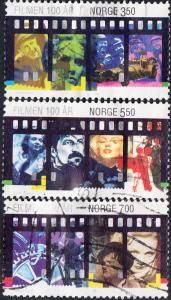 Norway #1134 -1136    Used