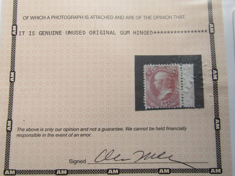US, Scott # O90 Mint OG, Hinge, w/Certificate, WAR Dep.