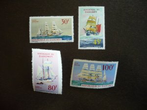 Stamps - Dahomey - Scott# C51-C54 - Mint Never Hinged Set of 4 Stamps