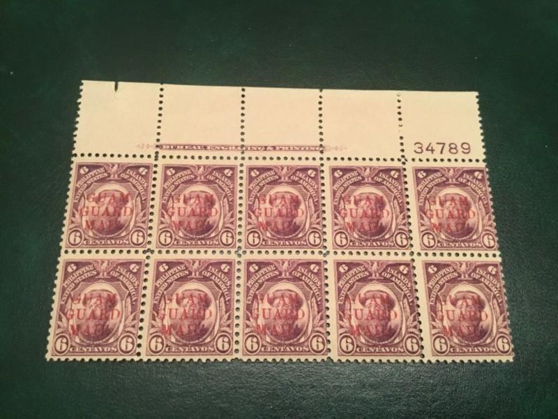 ICOLLECTZONE US Guam M9 Plate Block F-VF NH (Bk1-30)