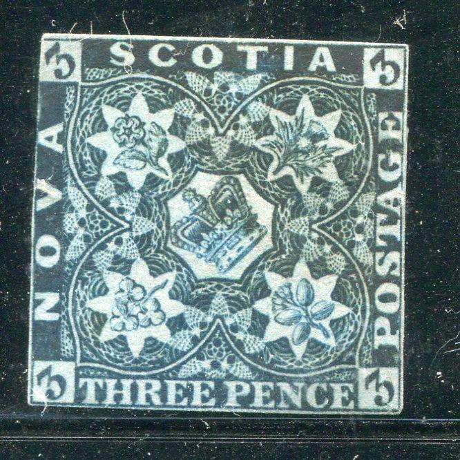 NOVA SCOTIA #2 Unused, Fine, Hinge Remnant - S8248