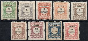 Portuguese Guinea Sc #J30-J38 Mint Hinged