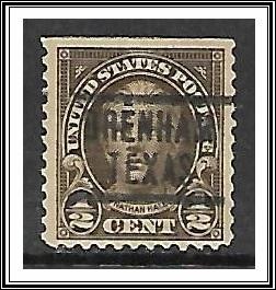 US Precancel #551 Brenham TX Used