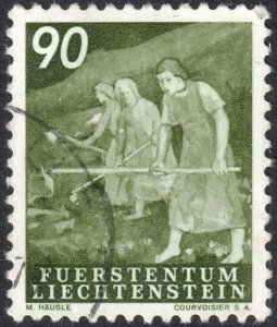 Liechtenstein #257  Used - Potato Cultivation (1951)