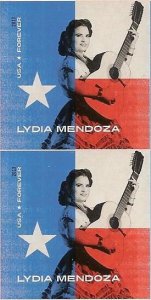 US 4786a Music Icons Lydia Mendoza imperf NDC vert pair MNH 2013