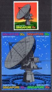 Singapore - 1971 Opening of Satellite Earth Station Set MNH** SG 160-164