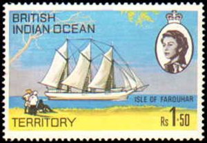 British Indian Ocean Territory #35-38, Complete Set(4), 1969, Ships, Never Hi...