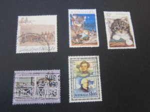 Australia 1990 Sc 1181e,95,1223,26,27 FU