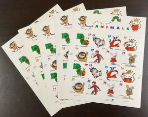 3987-3994 Children’s Book Animals Lot of 5 MNH 39 c sheet of 16 FV $31.20 2006