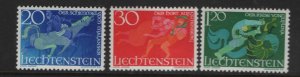 LIECHTENSTEIN   421-423  MNH SET