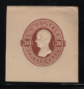 U337 XF unused full corner cut square with nice color cv $ 40 ! see pic !