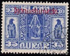 Iceland #O61, used, CV $47.50