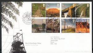 GB - 2005 World Heritage Sites (FDC)