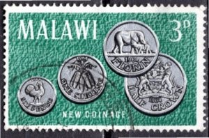 Malawi; 1965; Sc. # 22 Used Single Stamp