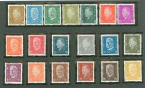 Germany #366-84  Single (Complete Set)