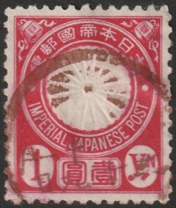 Japan 1888 Sc 84 used