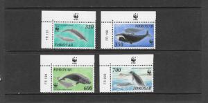 WWF-WHALES - FAROE ISLANDS #208-211(wwf24)