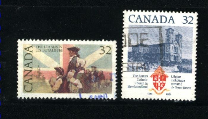 Can #1028-29   -4  used VF 1984 PD