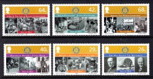 Isle of Man 2005 - Rotary MNH Set  # 1102-1107