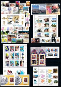 Spain 2001 Complete Year Set incl. souvenir sheets  MNH