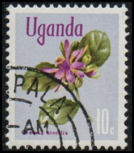 Uganda 116 - Cto - 10c Grewia similis (1969)