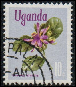 Uganda 116 - Cto - 10c Grewia similis (1969)