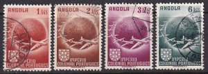 Angola (1949) Sc C21-C24 short set used