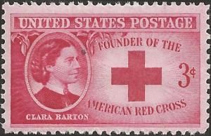 # 967 MINT NEVER HINGED CLARA BARTON