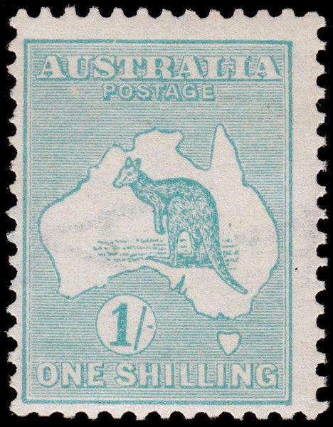 Australia Scott 51b (1916) Mint LH F-VF, CV $75.00 M