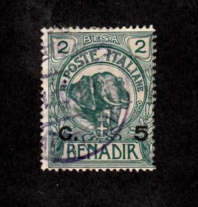 Somalia - 1906-1907 - SC 11 - Used - Elephant