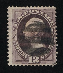 VERY AFFORDABLE GENUINE SCOTT #151 FINE USED 1870 NBNC 12¢ DULL VIOLET  #11393