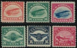 MALACK C1 - C6 F/VF OG NH, fresh color,  Complete Se..MORE.. w9382