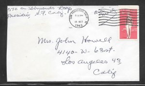 Just Fun Cover #C68 on SAN FRANCISCO CA. OCT/18/1963 Airmail Cover (my5554)