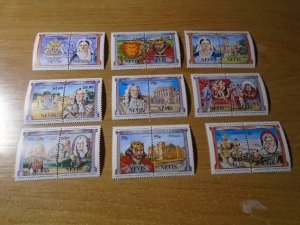 Nevis  #  258-66  MNH