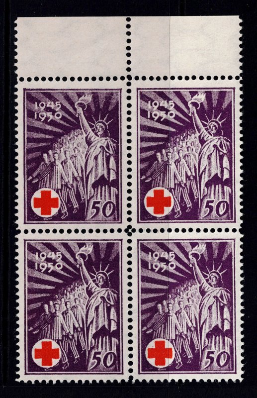 Ukraine 1950 Munich Displaced Red Cross 50p BK4 MNH / Wmk - S31329
