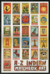 India 2021 A to Z Matchbox Art Picture Post Card Mint # 16071