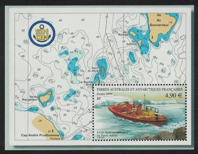 FSAT TAAF Hydrographic surveys MS 2004 MNH SG#MS528 MI#Block 12