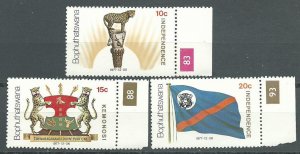 South Africa-Bophuthatswana 2-4  Mint NH VF 1977 PD