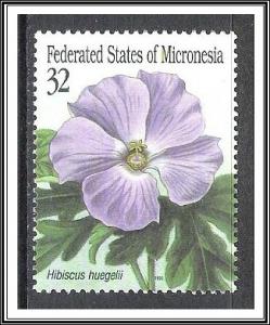 Micronesia #228b Hibiscus Flowers MNH