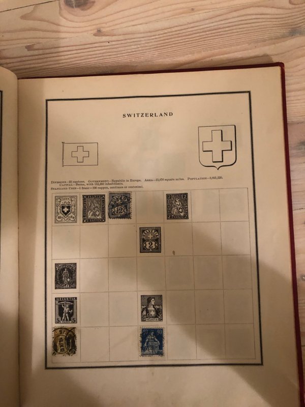 Modern Stamp Album Circa 1921