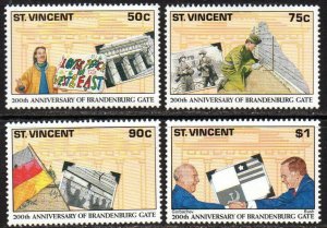 St. Vincent Sc #1538-1541 MNH