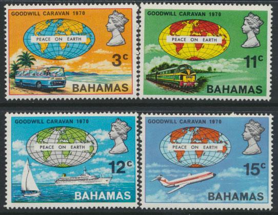 Bahamas  SG 347-350 SC# 303-306 MNH  Goodwill Caravan see scan